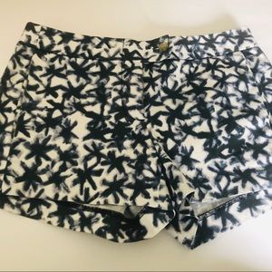 J. Crew Stretch white and blue short.